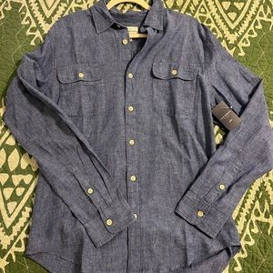 NWT Lucky Brand Chambray Shirt